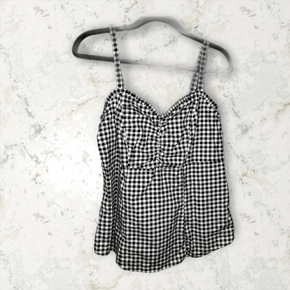 Torrid Gingham Poplin Cami - Picture 3 of 11